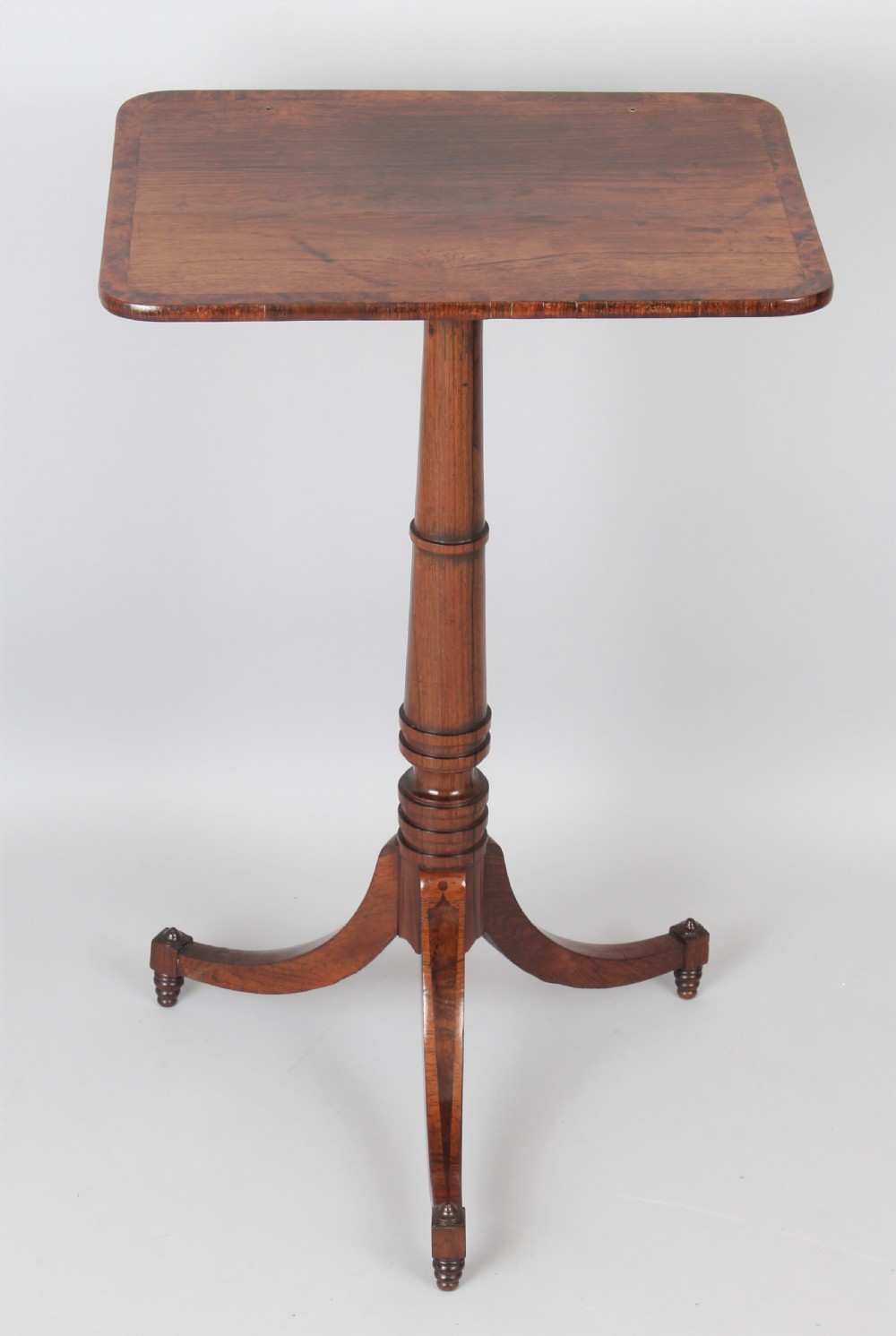 Fine Regency rosewood reading table View V