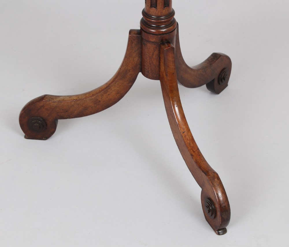 An eighteenth century Dutch walnut torchere View II