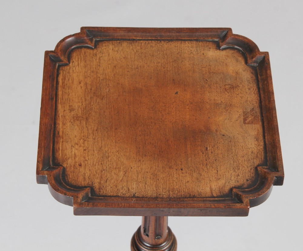 An eighteenth century Dutch walnut torchere View IV