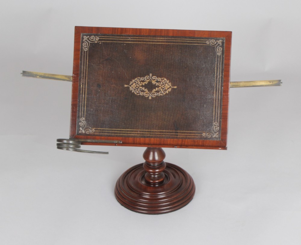 A fine quality early 19th century mahogany adjustable table reading-stand View III