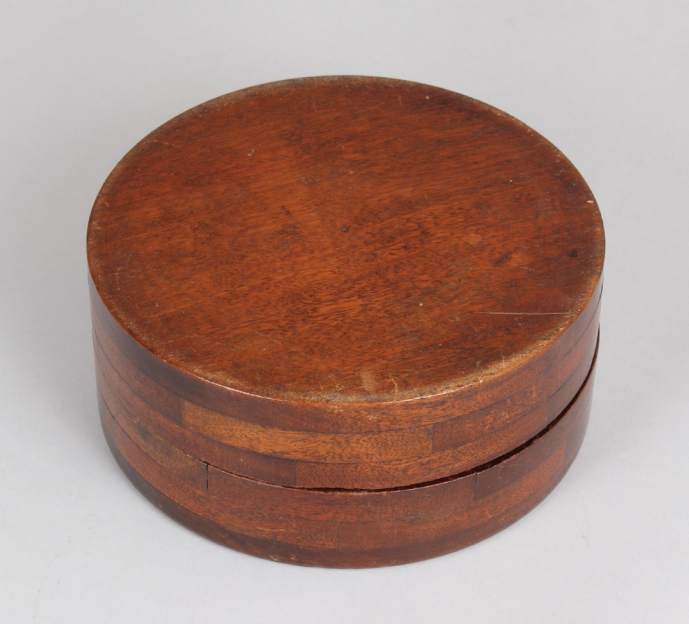 Mahogany turned box View II