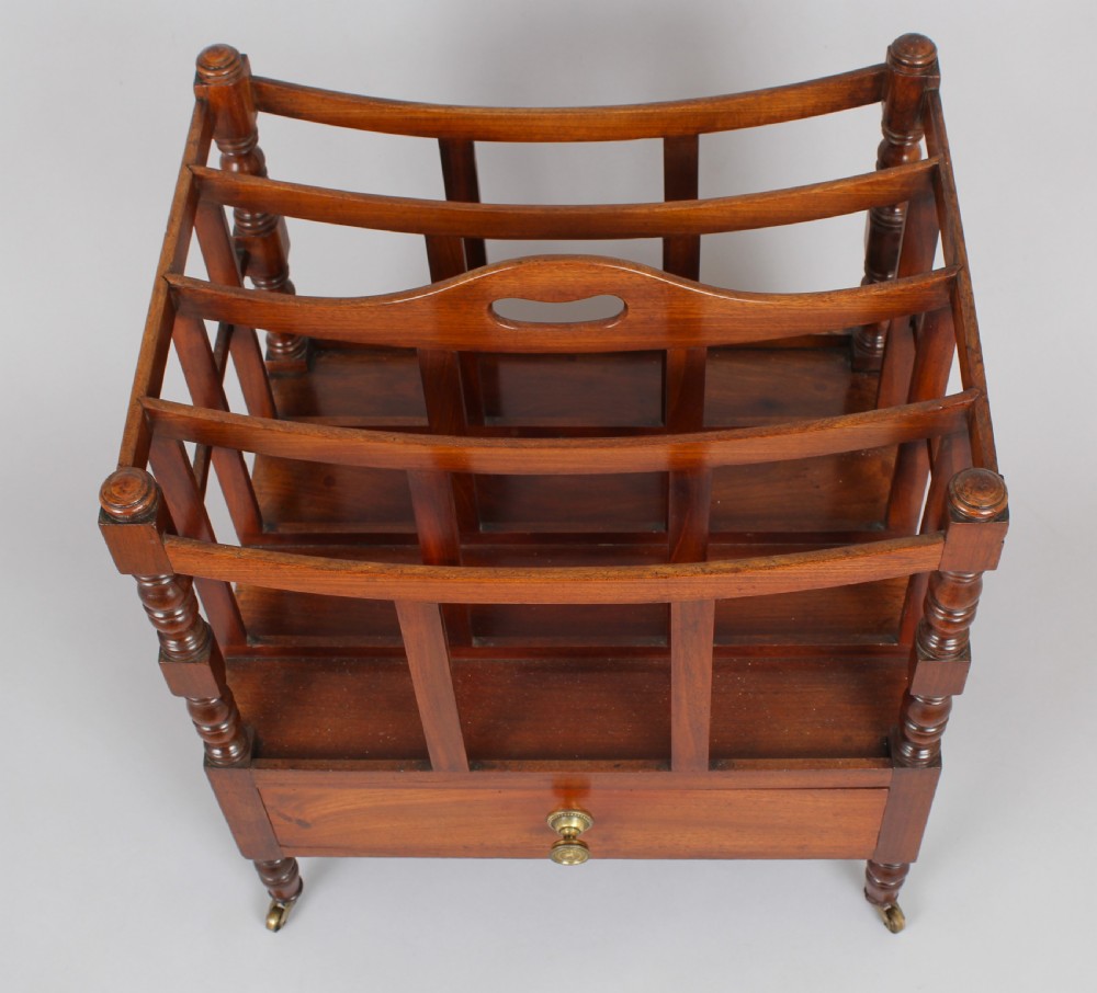 George III period mahogany Canterbury View II