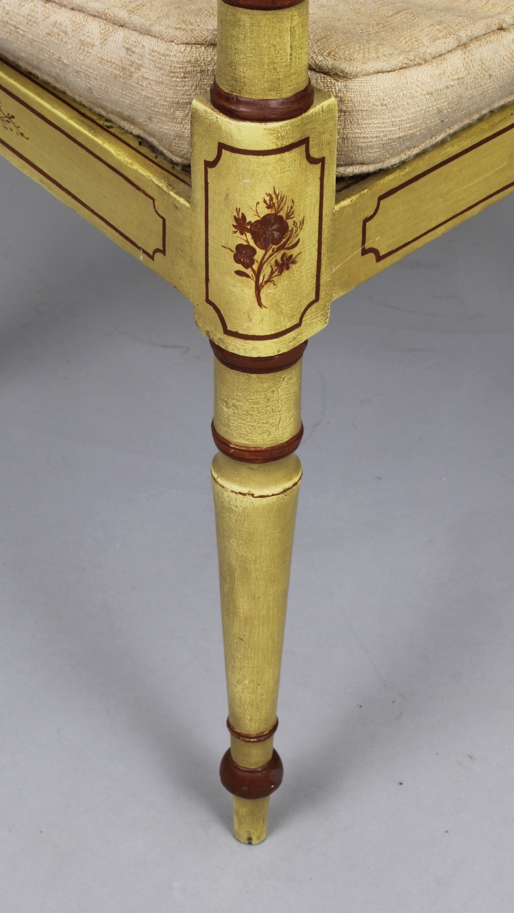 A pair of Regency painted elbow-chairs View III