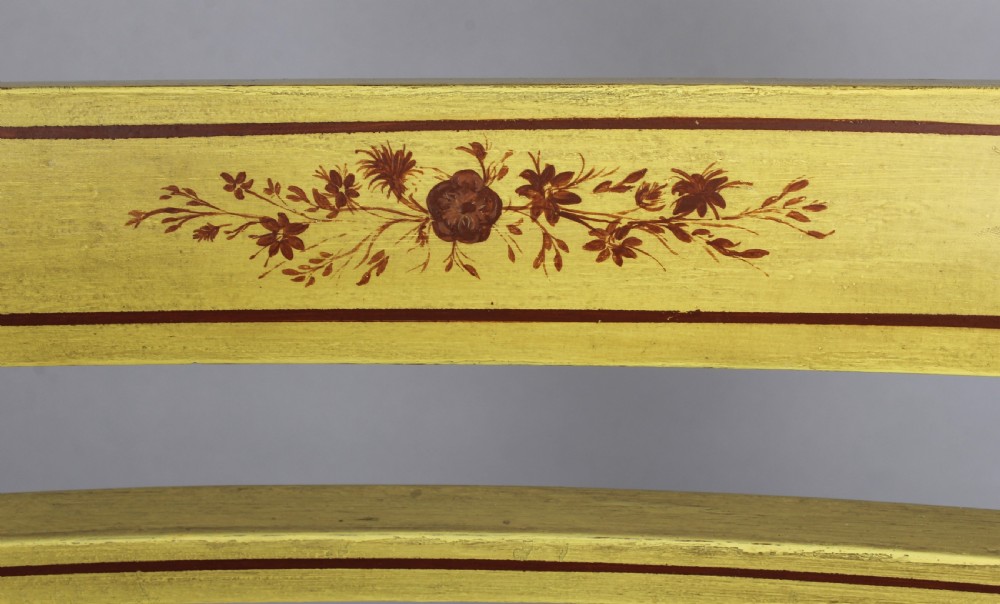 A pair of Regency painted elbow-chairs View V