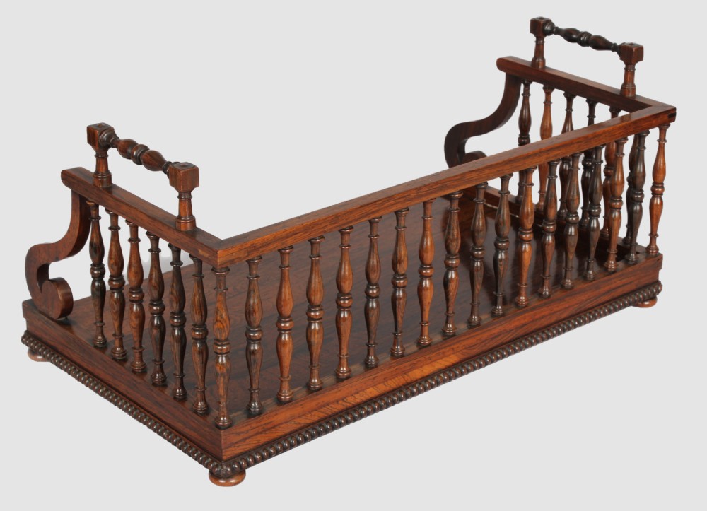 Early 19th century rosewood book-carrier View II