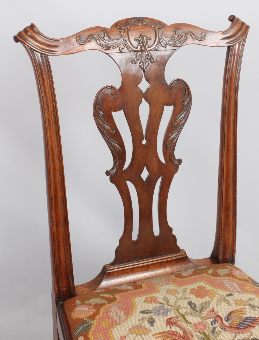 Mid 18th century mahogany side chair  View IV