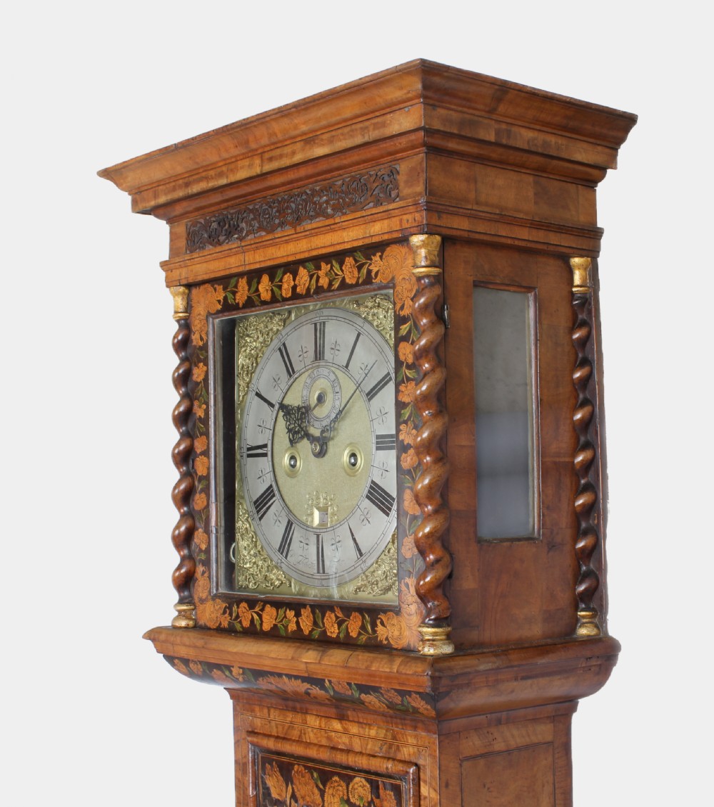 A walnut marquetry long-case clock  View IV