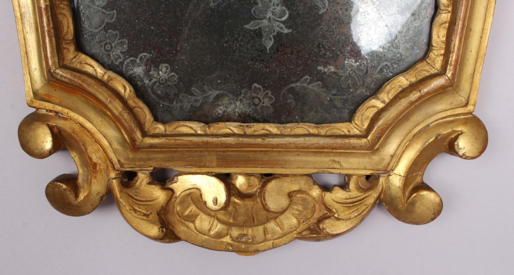 Carved and giltwood mirror in the Rococo taste View III