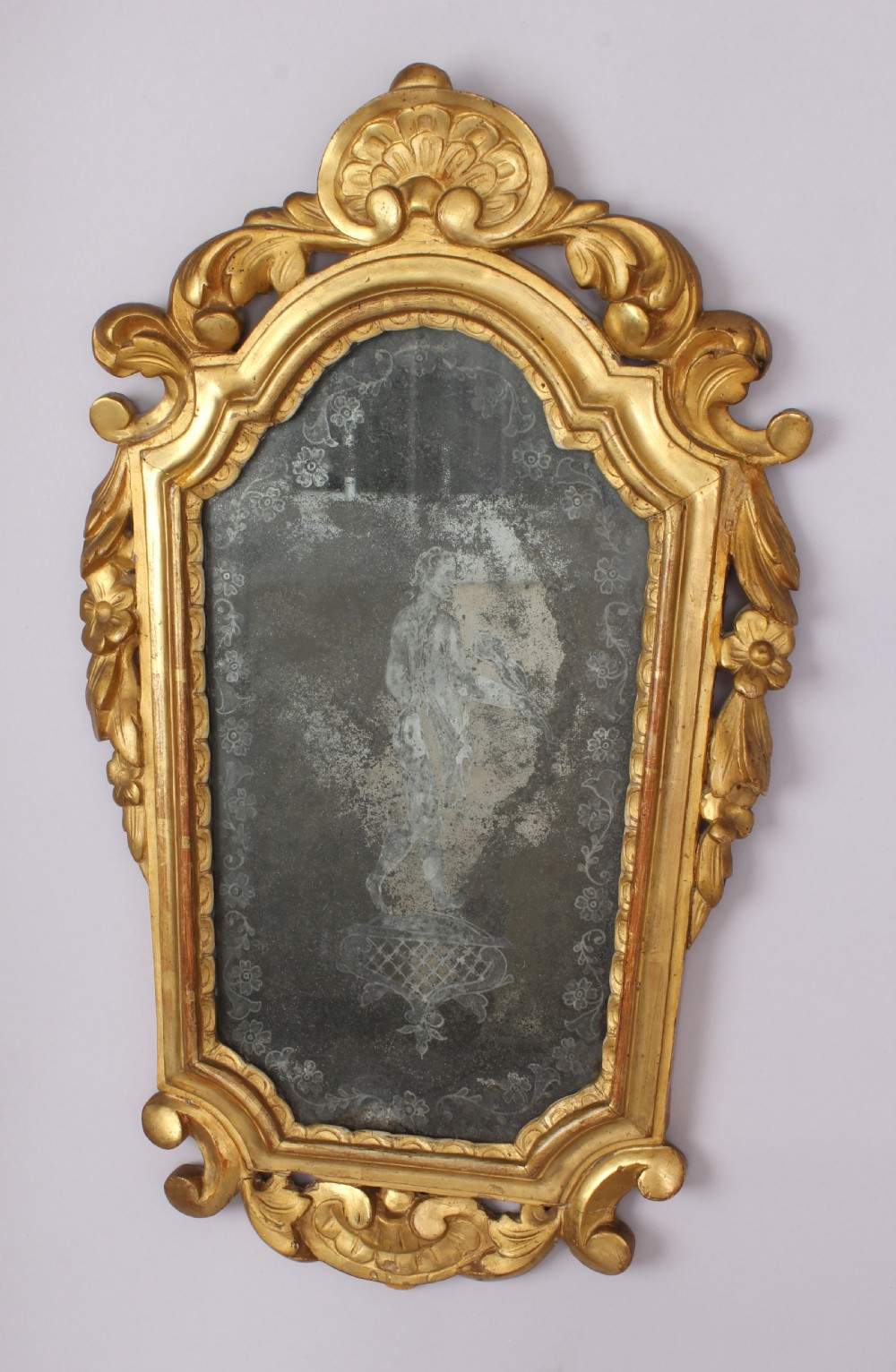 Carved and giltwood mirror in the Rococo taste View V