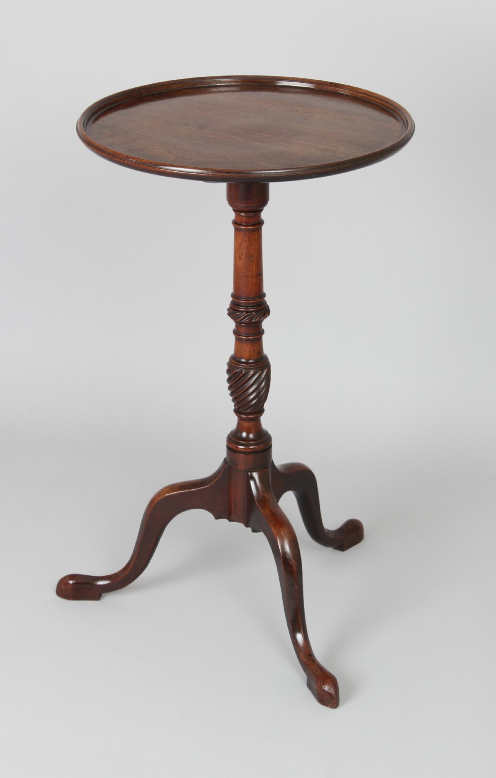George III mahogany tripod table
