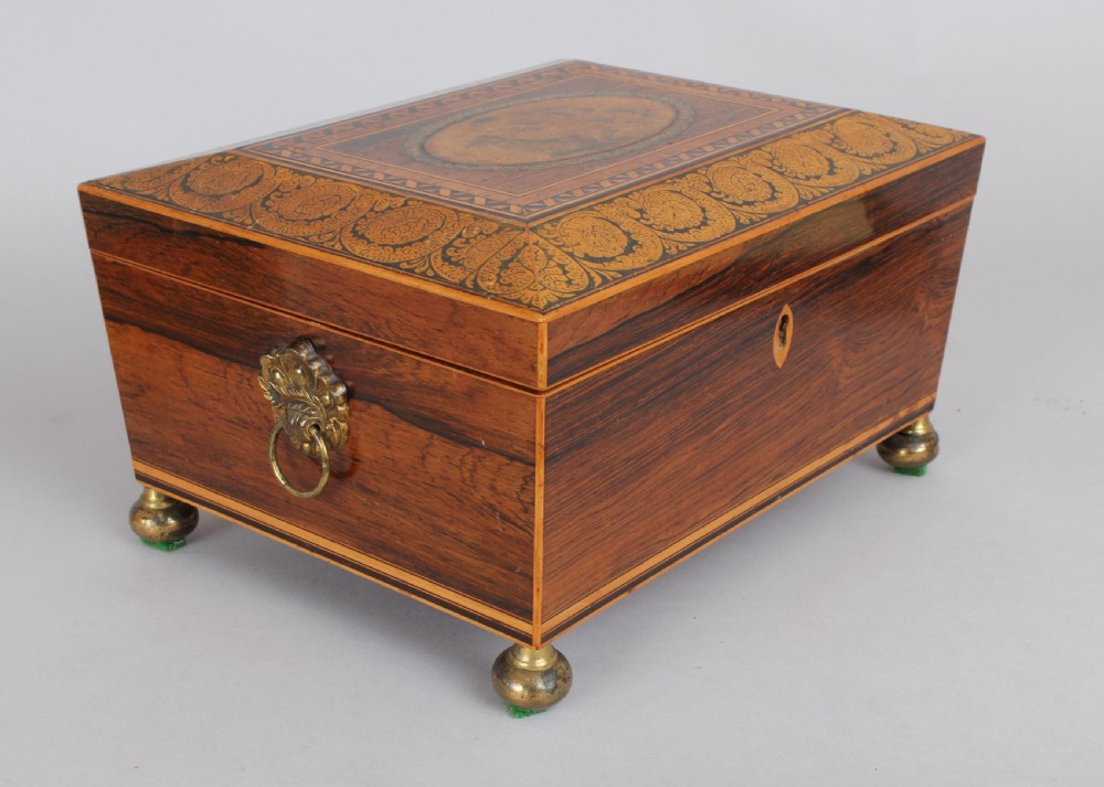 A rosewood work-box View V