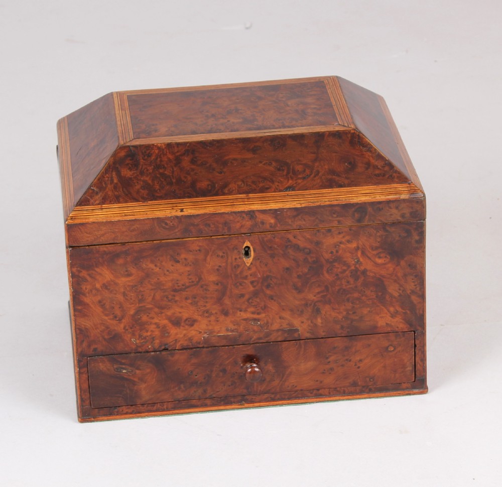 A lidded document box 