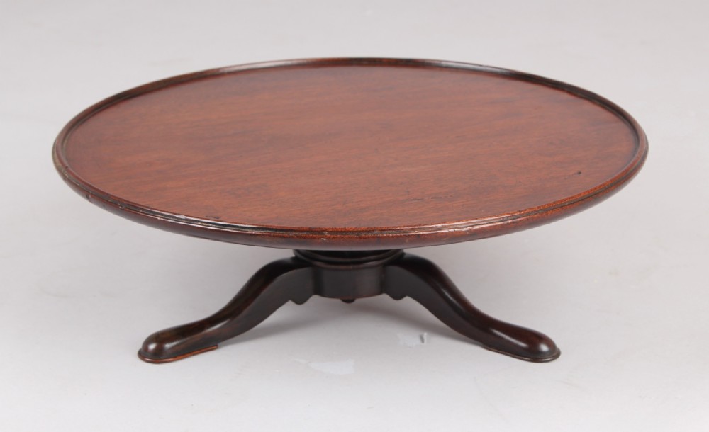 George III mahogany Lazy Susan