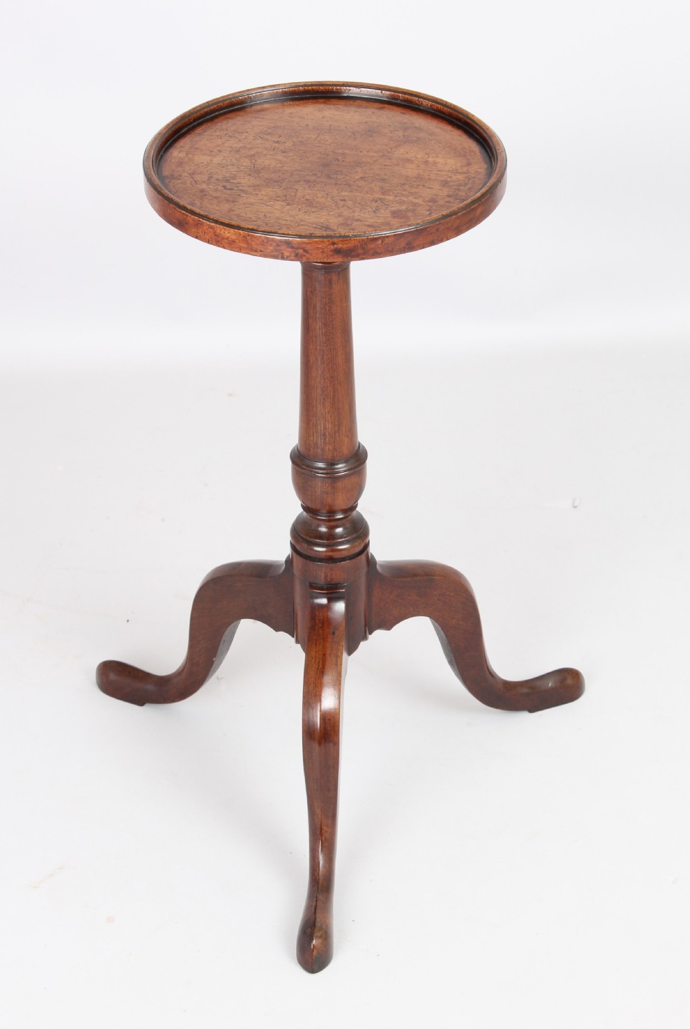 George III mahogany tripod kettle-stand  View II