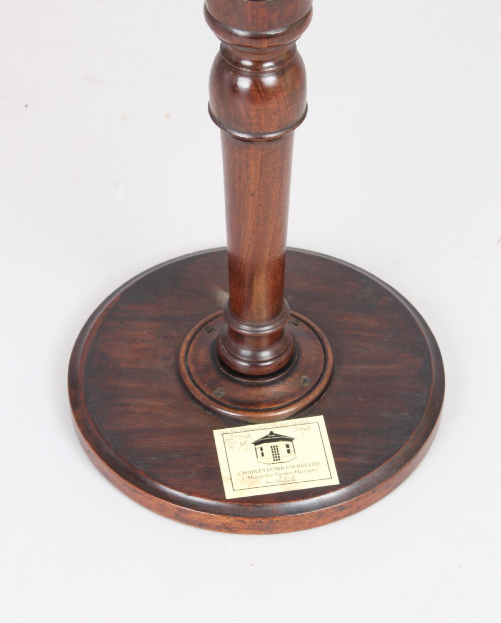 George III mahogany tripod kettle-stand  View IV