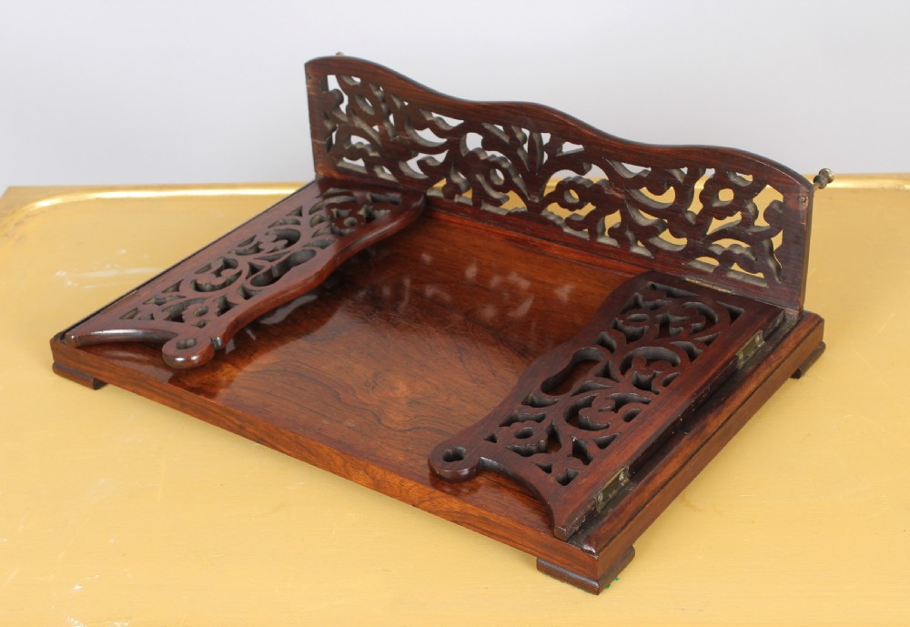 Rosewood travelling book tray View IV