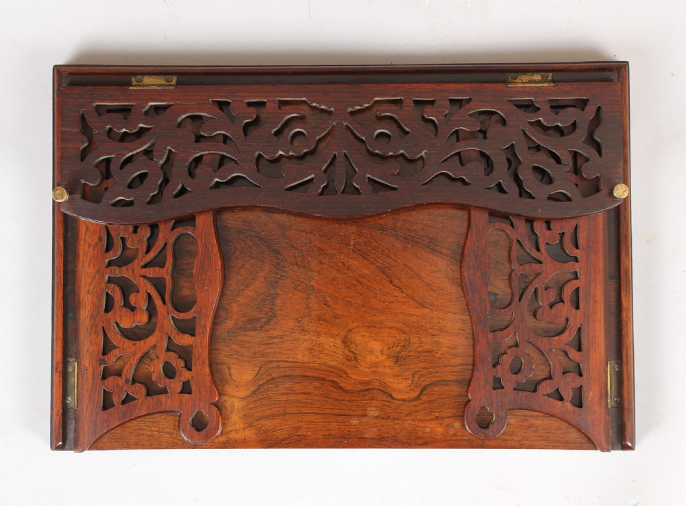 Rosewood travelling book tray View VI
