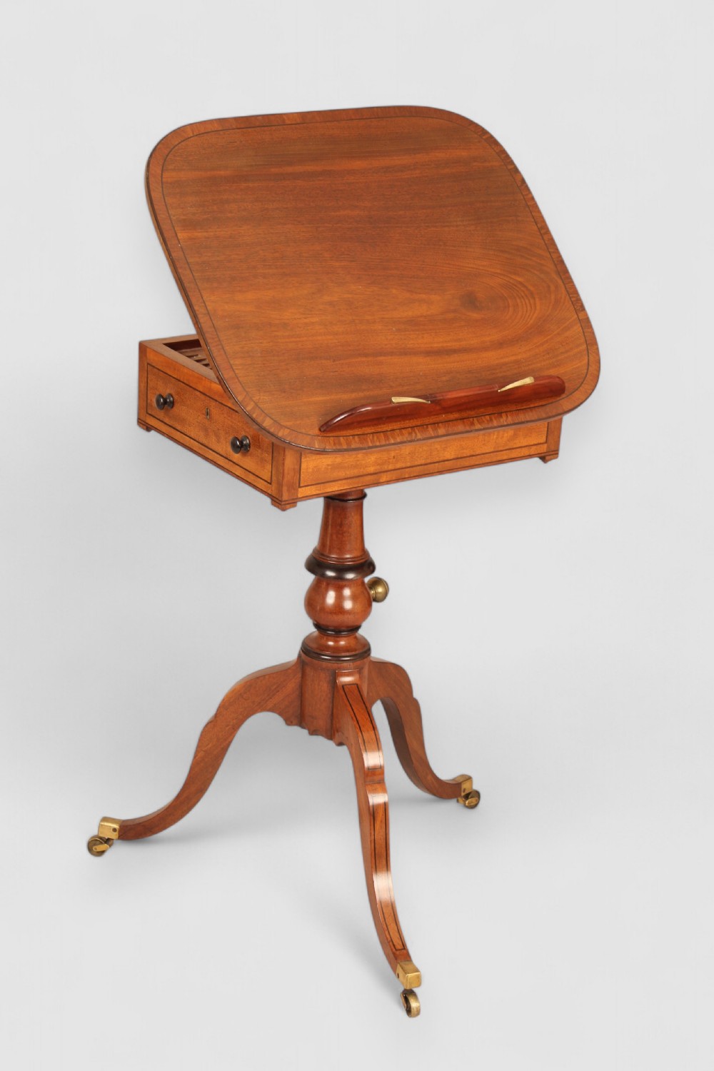 Mahogany reading or artist’s table