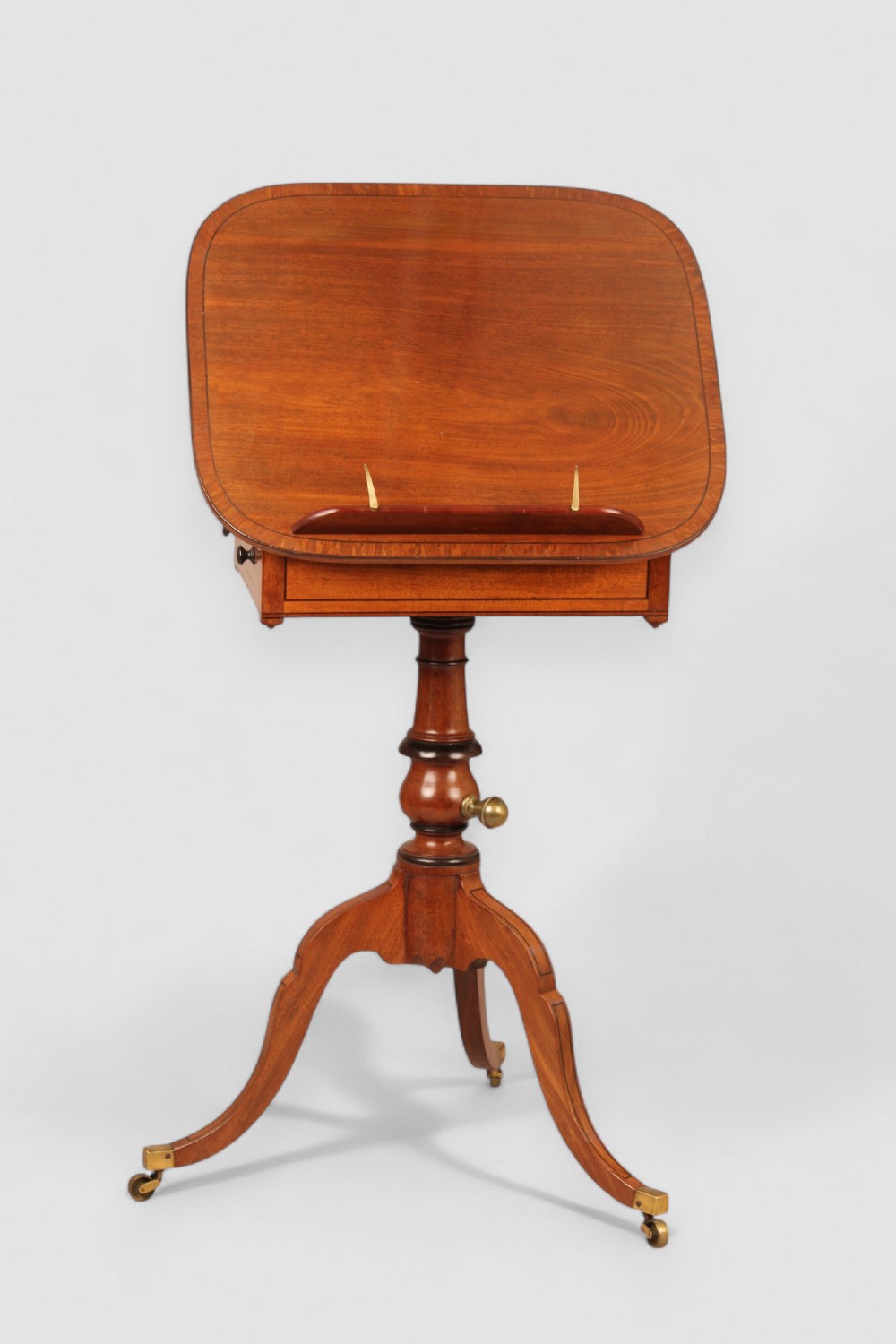 Mahogany reading or artist’s table View II