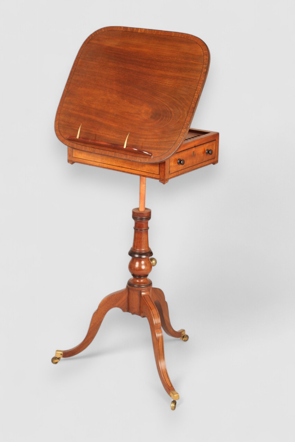 Mahogany reading or artist’s table View III