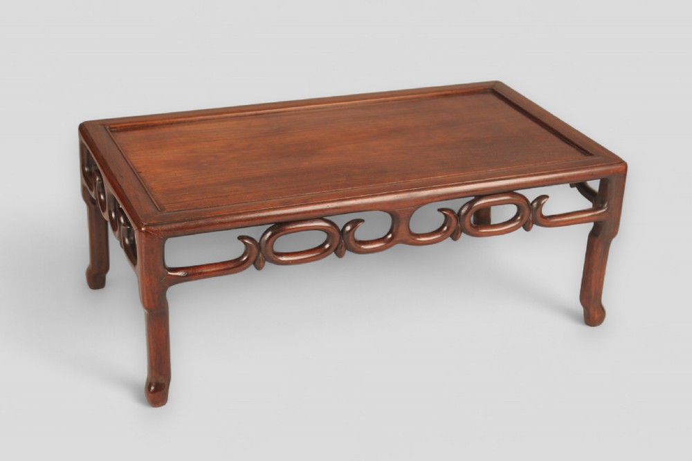 Late 19th century Chinese Kang low Opium table View II