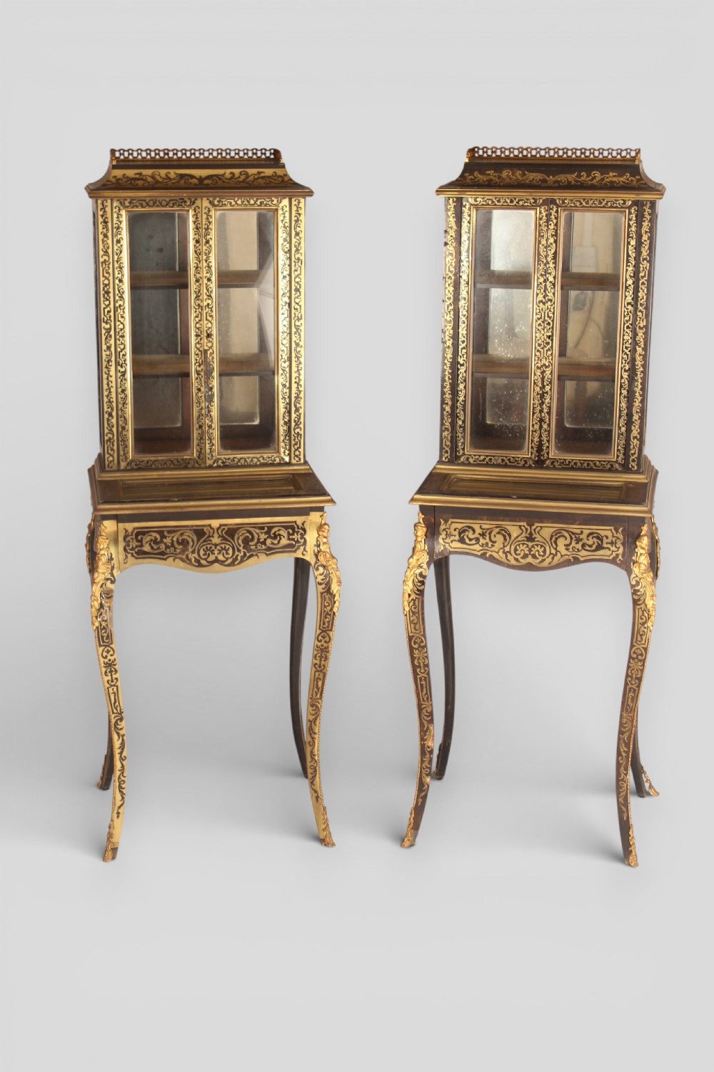 Pair of Boulle cabinets