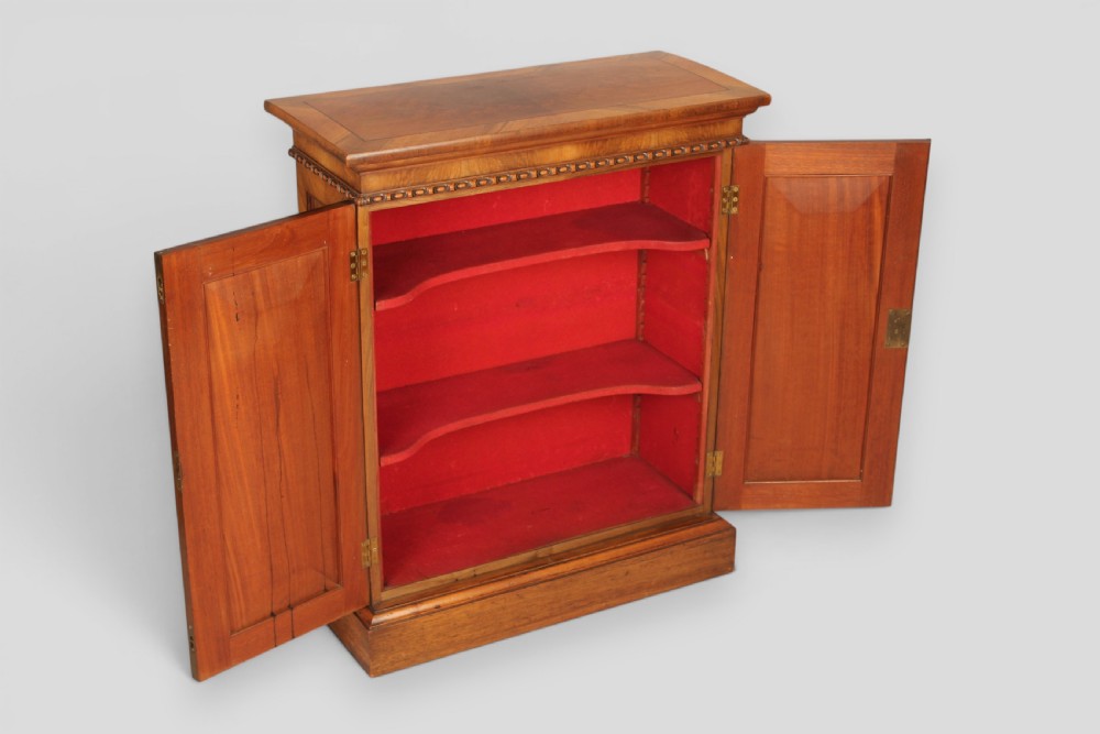 Small mahogany two-door cabinet View V