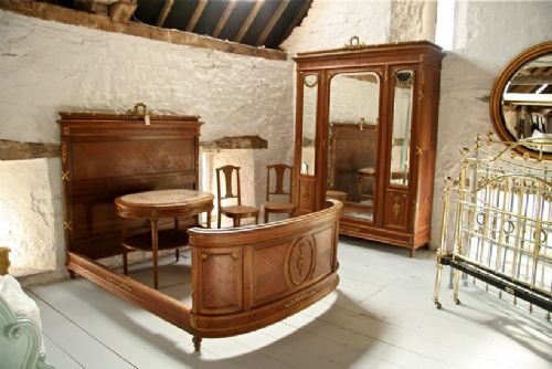 French Empire Style King Size Bed