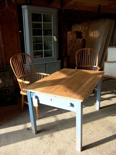 Shabby Chic Victorian Scrubbed Top Table