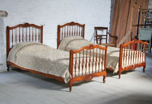 Pair of French Cheery Beds