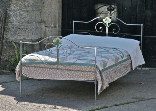 Forged Iron Pretty Antique Bed