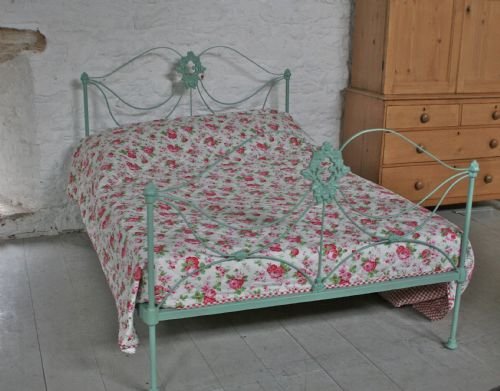 fig 1. Very rare and pretty early Victorian all iron bed