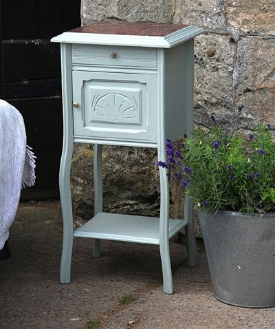 French Painted Bedside