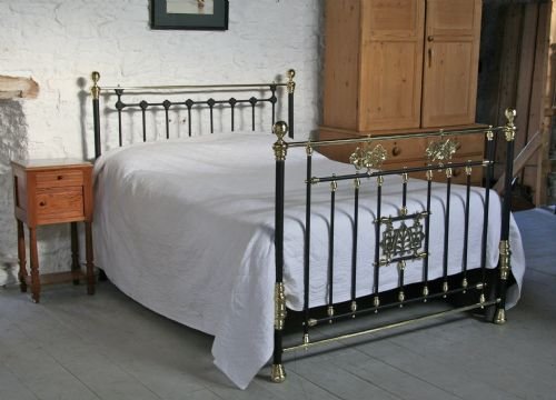 Superb Individual Celtic Brass and Iron King Size Bedstead