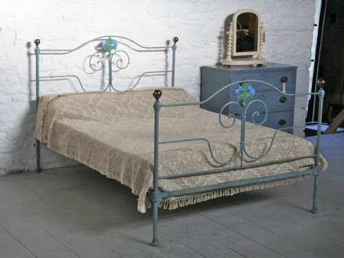 Forged Iron Pretty Double Bed