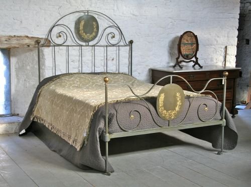 Unusual and Individual Continental Iron Bed