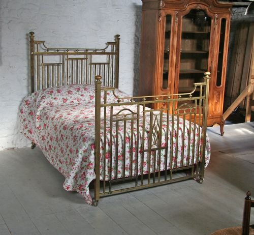 All Original All Brass Double Bed