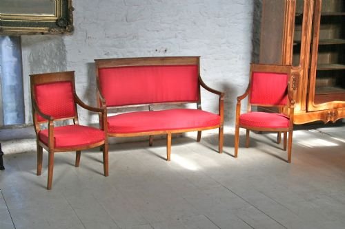 French Directoire Fruit Wood Salon/suite