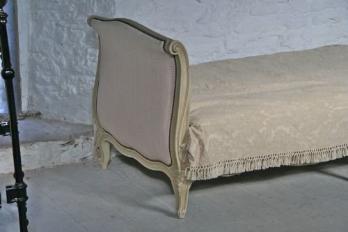fig 1. French single upholstered sleigh style day bed