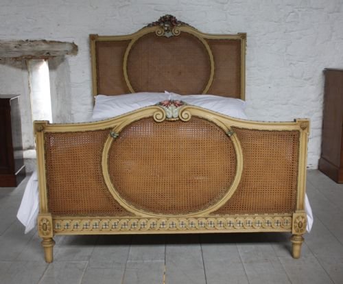 fig 1. Original French Bergere style king size caned bed