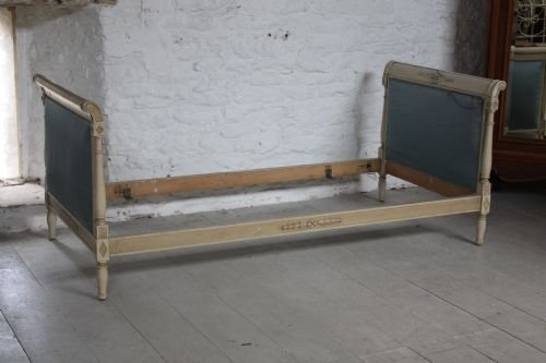 Directoire French Upholstered Single Day Bed