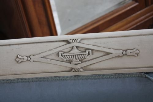 fig 1. Directoire French upholstered single day bed 