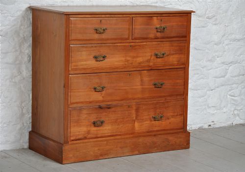 Walnut C1880 Chest of Drawers