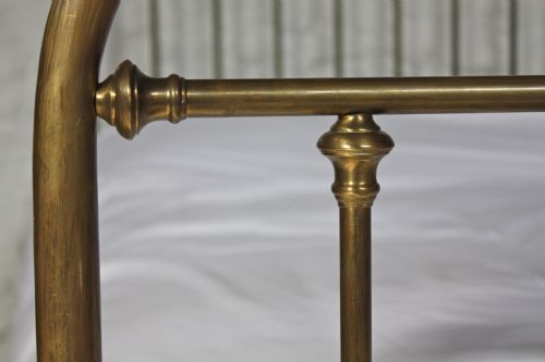 fig 1. Simple All brass original French double bed