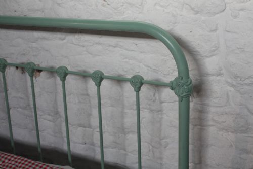fig 1. Simple all iron French king size bedstead