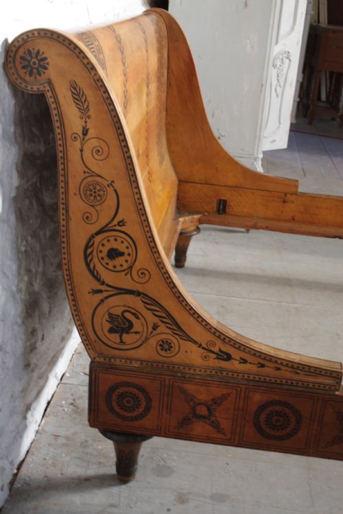 fig 1. Very rare totally original French period day bed