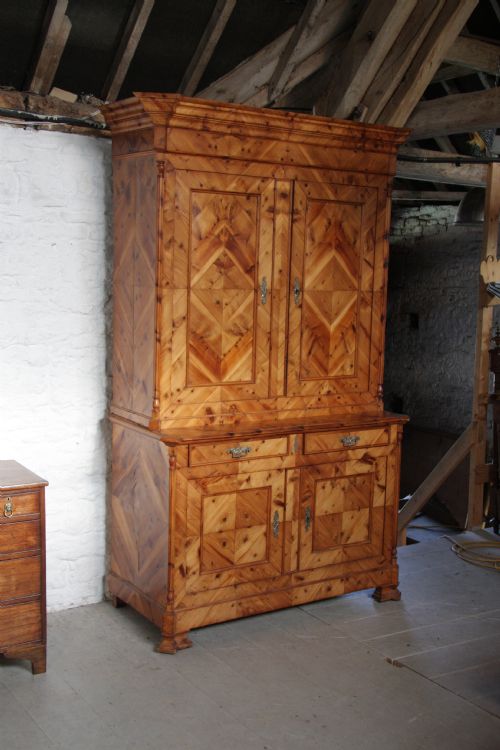 Large Stunning Imposing Parquetry Dresser