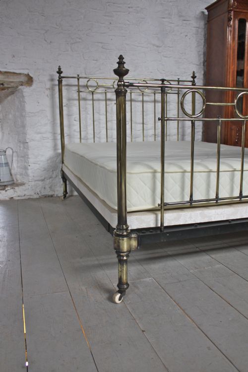 fig 2. Antique king size All Brass bedstead