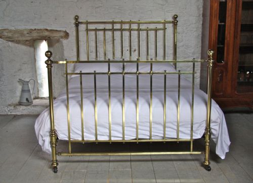 fig 1. Classic Victorian all brass king size bed