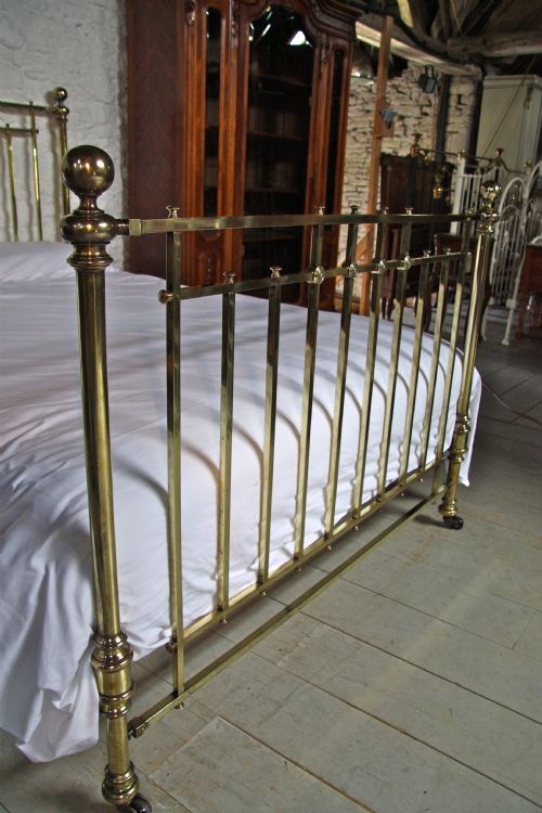 fig 2. Classic Victorian all brass king size bed